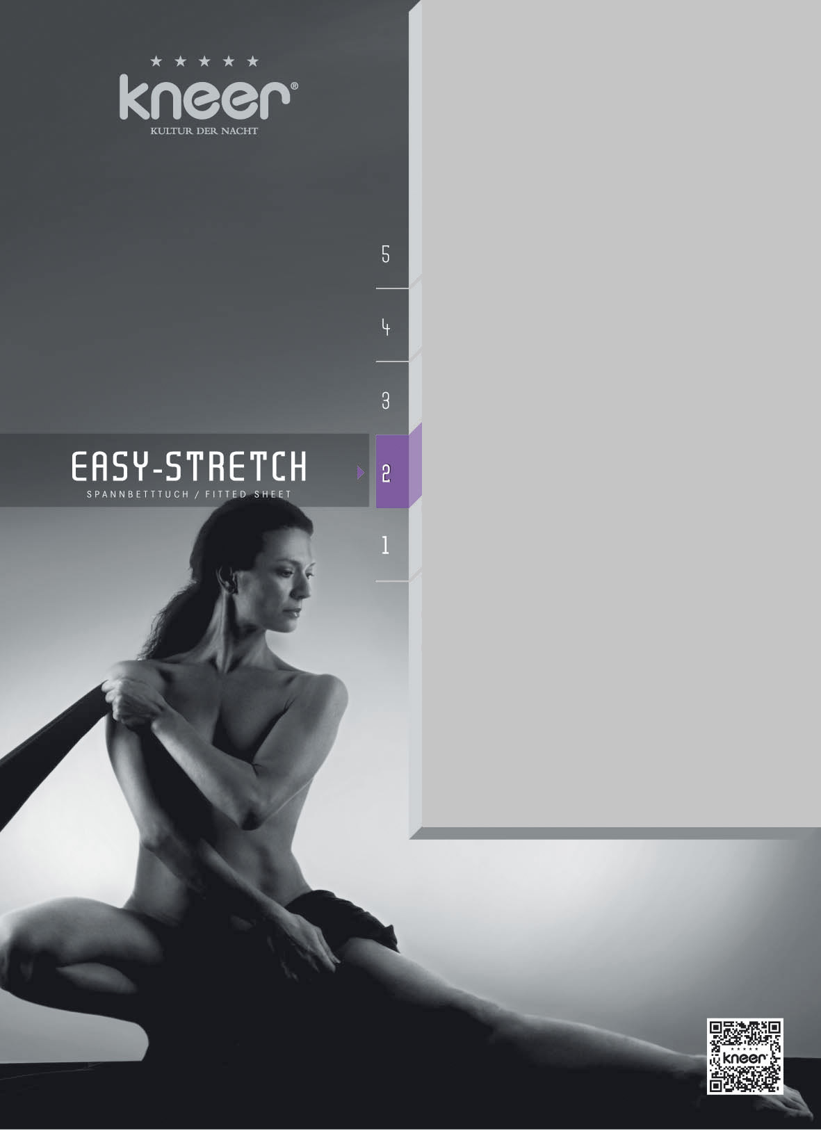 Spannbetttuch Q25 Easy-Stretch platin