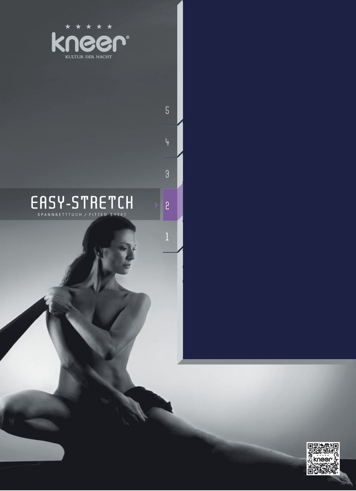 Spannbetttuch Q25 Easy-Stretch marine